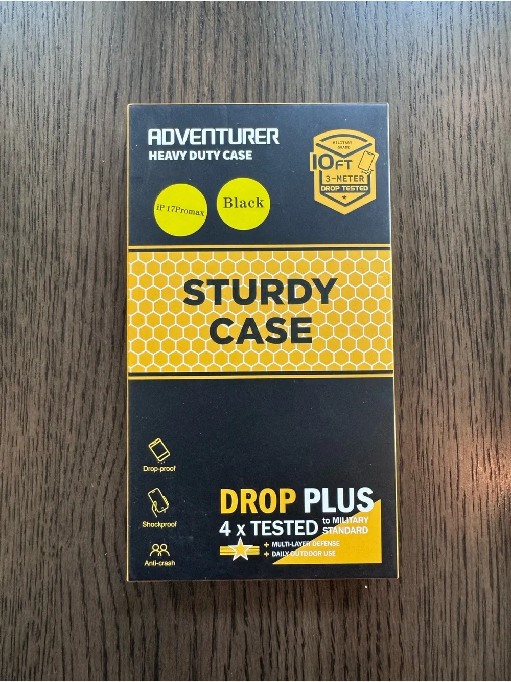BRAND NEW Adventurer Sturdy Case - Black - iPhone 17 Pro Max